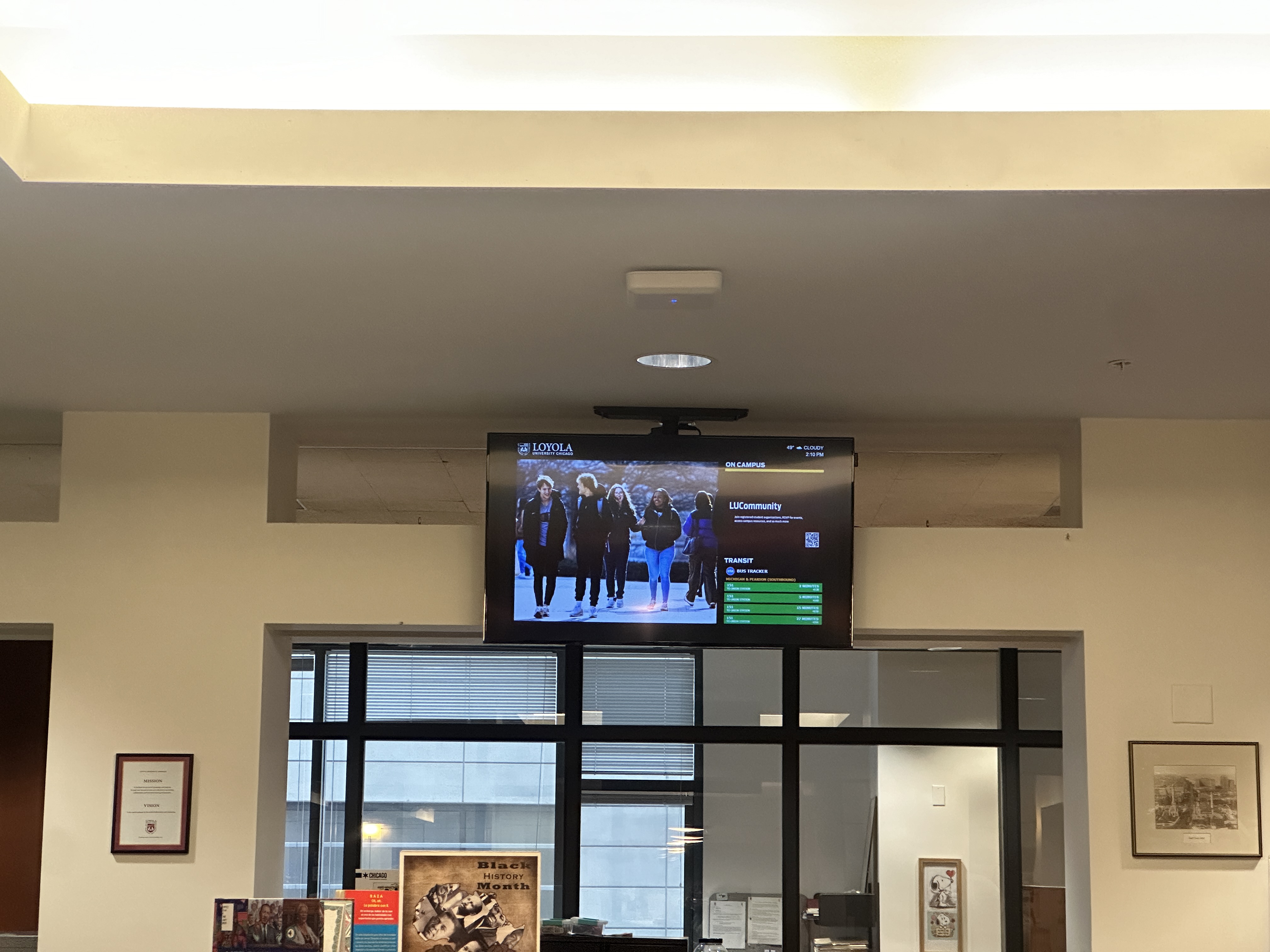 CLC 6th Floor Library Digital Signage
